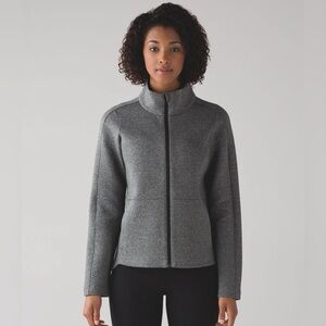 Lululemon Going Places Jacket Heather Speckled Black 4 Athleisure Casual Outdoor